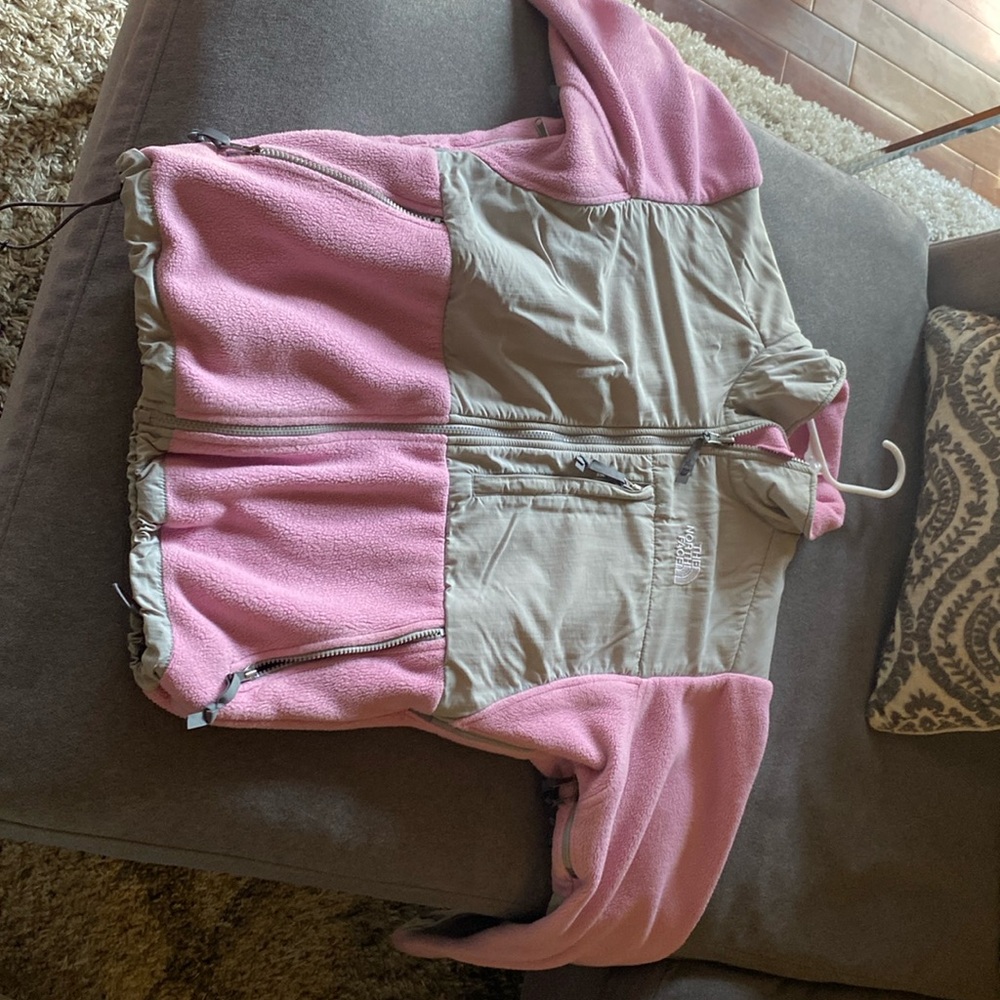 North face fleece jacket full zip